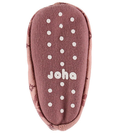 Joha Futter - 2-Lags - Uld/Bomuld - Rose m. Snefnug