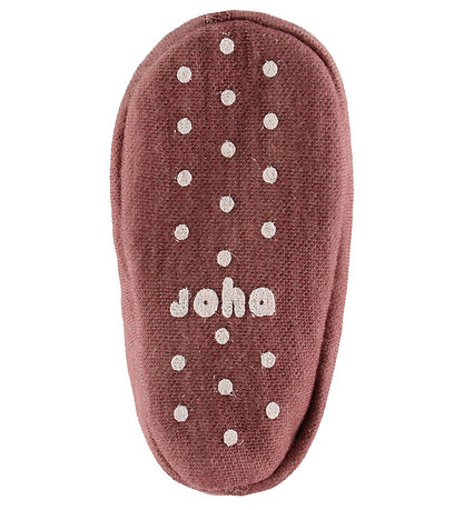 Joha Futter - 2-Lags - Uld/Bambus - Mørk Rose