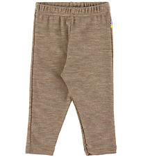 Joha Leggings - Uld/Silke - Beige Melange Joha Leggings - Uld/Silke - Beige Melange