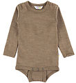 Joha Body l/æ - Uld/Silke - Beige Melange Joha Body l/æ - Uld/Silke - Beige Melange