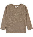 Joha Bluse - Uld/Silke - Beige Melange Joha Bluse - Uld/Silke - Beige Melange