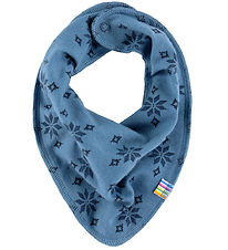 Joha Savlesmæk - Uld/Bomuld - Blå m. Snefnug Joha Savlesmæk - Uld/Bomuld - Blå m. Snefnug