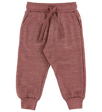 Joha Bukser - Uld/Bambus - Mørk Rose Joha Bukser - Uld/Bambus - Mørk Rose