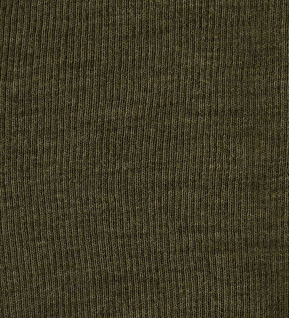 Joha Bluse - Rib - Uld - Mos Grøn