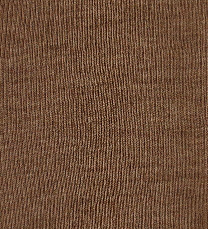 Joha Leggings - Rib - Uld - Varm Brun