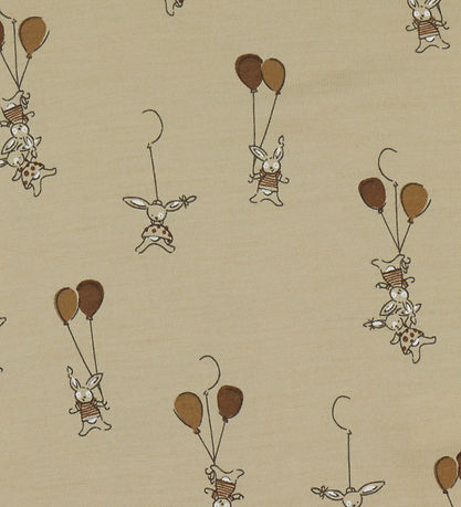 Joha Leggings - Uld - Beige m. Kaniner