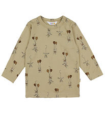 Joha Bluse - Uld - Beige m. Kaniner Joha Bluse - Uld - Beige m. Kaniner