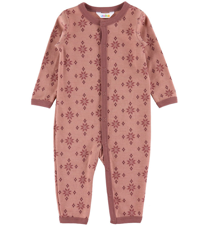 Joha Heldragt - Uld/Bomuld - Rose m. Snefnug