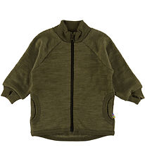 Joha Cardigan - Uld - Mos Grøn Joha Cardigan - Uld - Mos Grøn