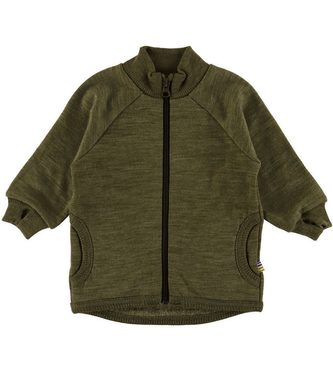Joha Cardigan - Uld - Mos Grøn