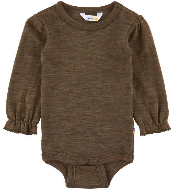 Joha Body l/æ - Uld/Silke - Brun Meleret