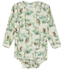 Joha Body l/æ - Uld - Off White m. Træer Joha Body l/æ - Uld - Off White m. Træer