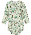 Joha Slå-om Body l/æ - Uld - Off White m. Træer Joha Slå-om Body l/æ - Uld - Off White m. Træer