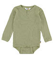 Joha Body l/æ - Rib - Uld/Silke - Grøn Joha Body l/æ - Rib - Uld/Silke - Grøn