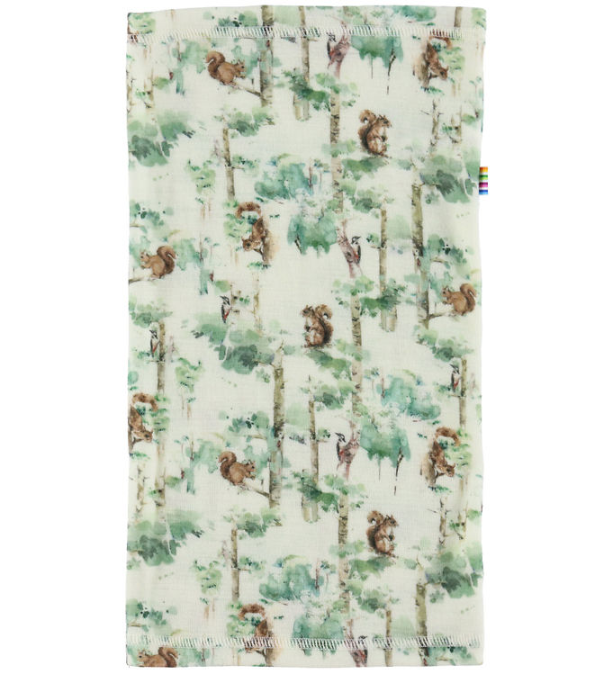 Joha Tube - Uld - Off White m. Træer