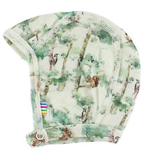 Joha Babyhjelm - Uld - Off White m. Træer Joha Babyhjelm - Uld - Off White m. Træer