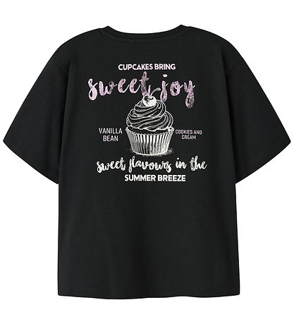 Name It T-shirt - NkfNeata - Sort m. Print