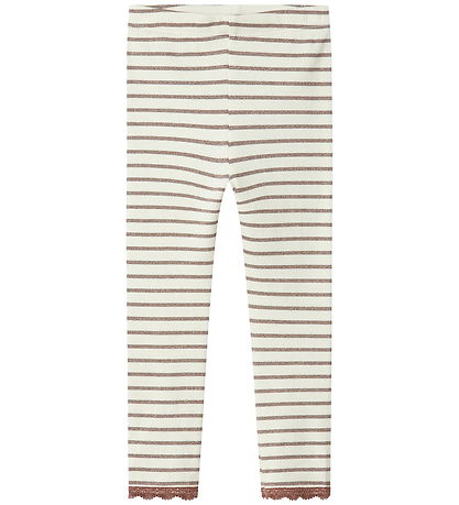 Name It Leggings - Rib - NmfNette - Peppercorn Name It Leggings - Rib - NmfNette - Peppercorn