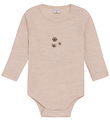 CeLaVi Body l/æ - Uld - Rose Dust m. Print CeLaVi Body l/æ - Uld - Rose Dust m. Print