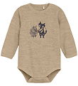 CeLaVi Body l/æ - Uld - Savannah Tan m. Print CeLaVi Body l/æ - Uld - Savannah Tan m. Print