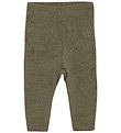 CeLaVi Leggings - Uld - Dusky Green CeLaVi Leggings - Uld - Dusky Green