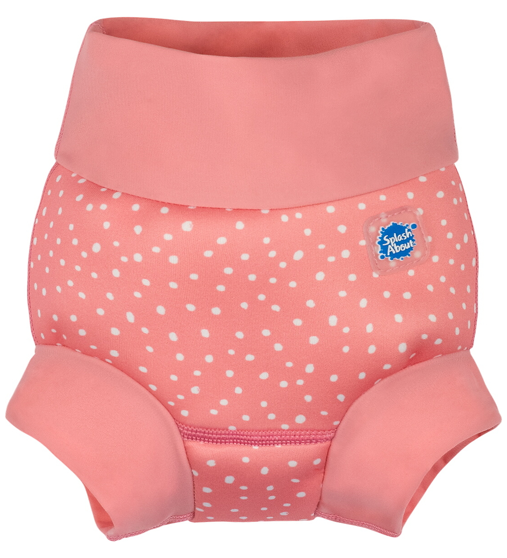 Splash About Zwemluier - Happy Nappy - Roze Gestippeld - Splash About - 3-6 mnd - Zwemluiers