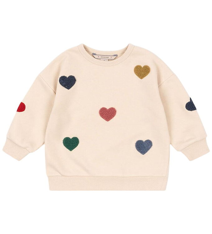 Konges Sløjd Sweatshirt - Lou Terry - Multi Heart
