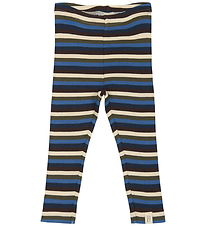 Petit Piao Leggings - Rib - Modal - True Navy/Multi Stripe Petit Piao Leggings - Rib - Modal - True Navy/Multi Stripe