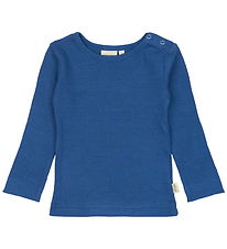 Petit Piao Bluse - Rib - Modal - True Navy Petit Piao Bluse - Rib - Modal - True Navy