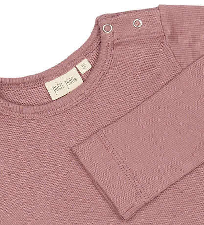 Petit Piao Bluse - Rib - Modal - Nostalgic Rose