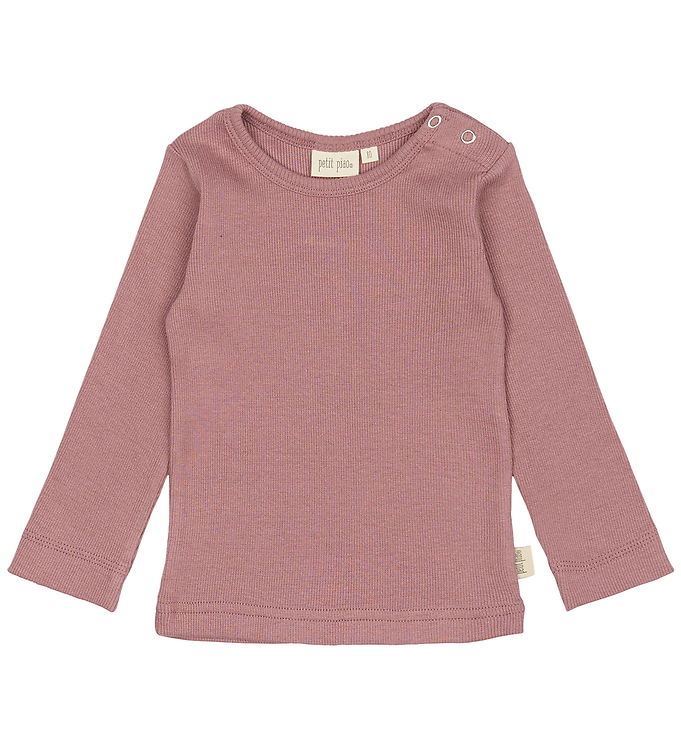 Petit Piao Bluse - Rib - Modal - Nostalgic Rose