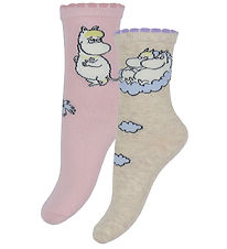 MarMar Strømper - 2-pak - Moomin - Lavender  MarMar Strømper - 2-pak - Moomin - Lavender