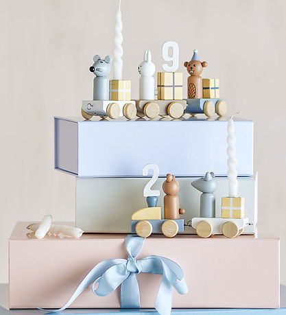 Train d'Anniversaire Bloomingville - Junaid - Marron