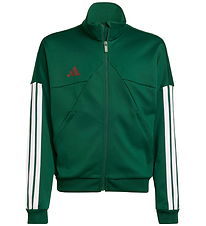 adidas Performance Cardigan - House Of Tiro - Dark Green/Core Wh adidas Performance Cardigan - House Of Tiro - Dark Green/Core Wh