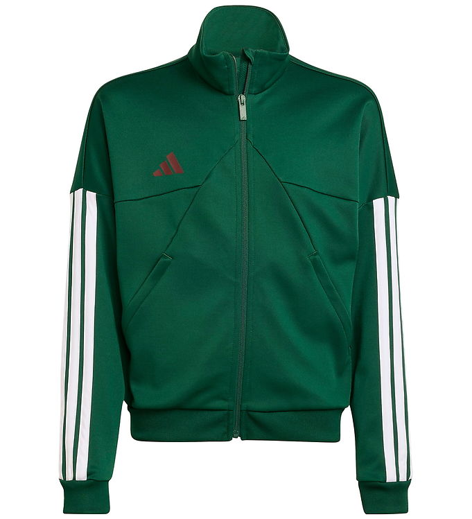 adidas Performance Cardigan - House Of Tiro - Dark Green/Core Wh
