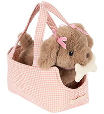 Konges Sløjd Bamse - Hundehvalpen Maude - Pink Check Konges Sløjd Bamse - Hundehvalpen Maude - Pink Check