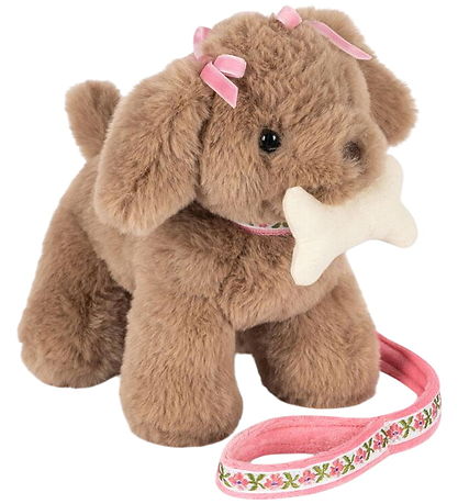 Konges Sløjd Bamse - Hundehvalpen Maude - Pink Check