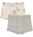 Konges Sløjd Boxershorts - 2-pak - Gots - Kubi/Stripe Bluie Konges Sløjd Boxershorts - 2-pak - Gots - Kubi/Stripe Bluie