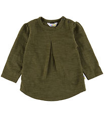 Joha Bluse - Uld - Mos Grøn Joha Bluse - Uld - Mos Grøn