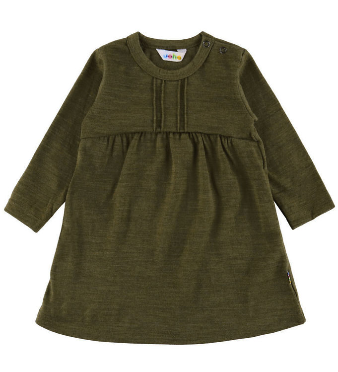 Joha Kjole - Uld - Mos Grøn