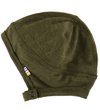 Joha Babyhjelm - Uld - 2-lags - Mos Grøn Joha Babyhjelm - Uld - 2-lags - Mos Grøn