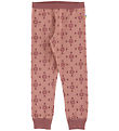 Joha Leggings - Uld/Bomuld - Rose m. Snefnug Joha Leggings - Uld/Bomuld - Rose m. Snefnug