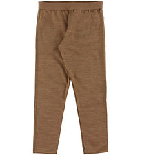 Joha Leggings - Uld - Varm Brun Joha Leggings - Uld - Varm Brun