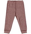 Joha Leggings - Uld - Rose m. Striber Joha Leggings - Uld - Rose m. Striber