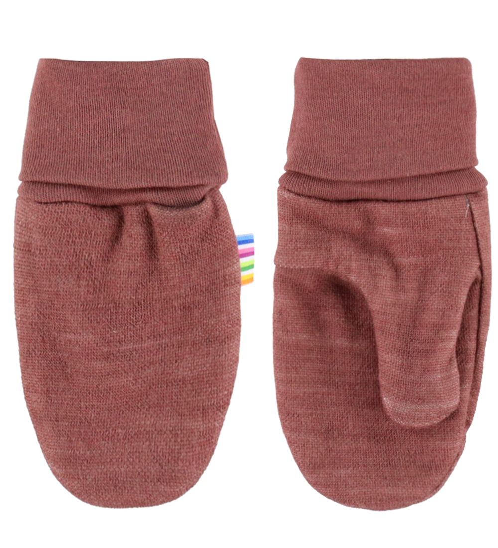Joha Fäustlinge m. Daumen - Wolle/Bambus - Dunkel Rose - Joha - 90/100 - Handschuhe/Fäustlinge