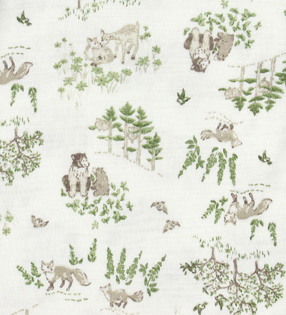 Joha Babyhjelm - Uld/Silke - Off White m. Træer