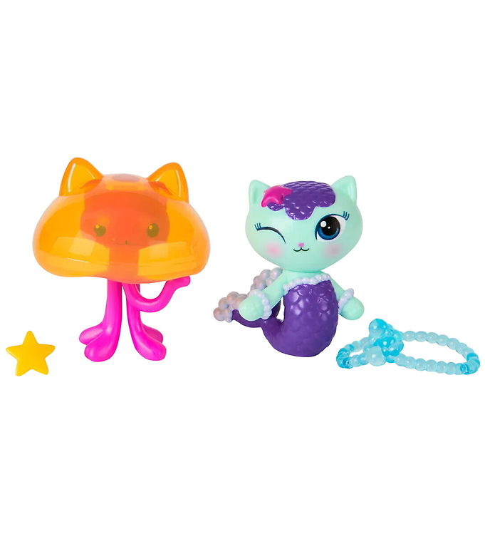 Gabby's Dollhouse Figurer - MerCat & Kitty Jellyfish