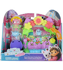 Gabby's Dollhouse Legesæt - 7 Dele - Balcony Set - Queen Kitty F Gabby's Dollhouse Legesæt - 7 Dele - Balcony Set - Queen Kitty F