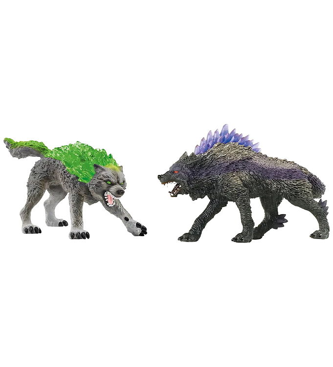 Schleich Eldrador Creatures - Granite Wolf vs. Shadow Wolf - 722