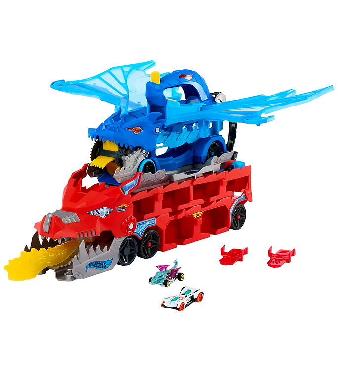 Hot Wheels Legesæt - City Ultimate Dual Dragon Transporter